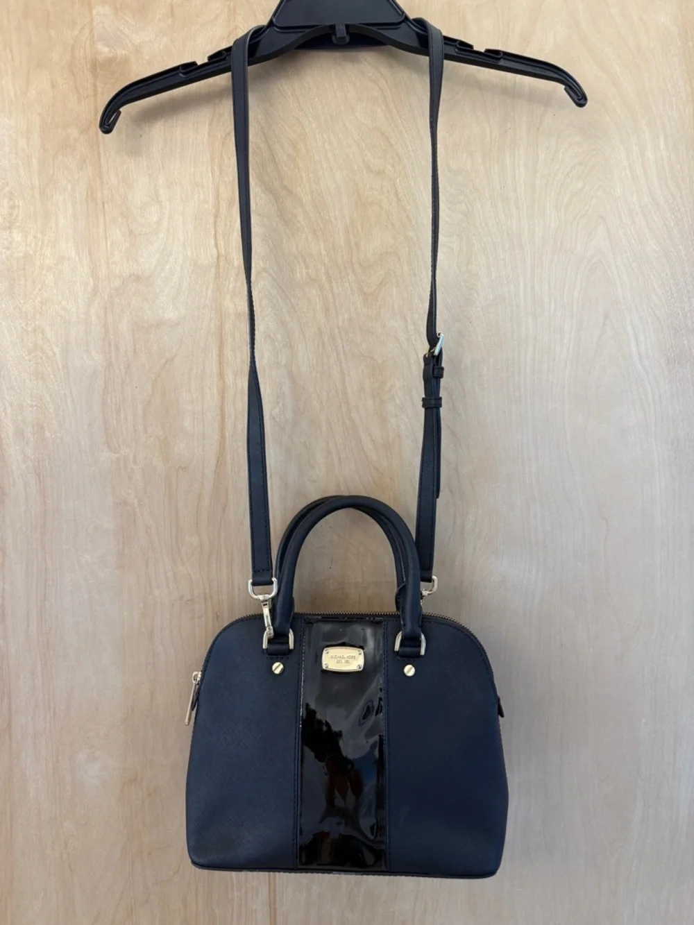 Michael Kors Cindy Large Dome Satchel - Saffiano & Patent
